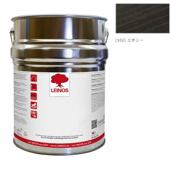 ウォーターオイルペイント 10L　 LN266-102 エボニー【レイノス/LEINOS】