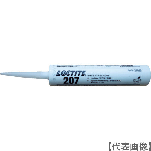 ロックタイト　液状シリコーンガスケット　２０７　白　３００ｍｌ（２３４５１８）（ＳＩ２０７）（207W-300）497-4646