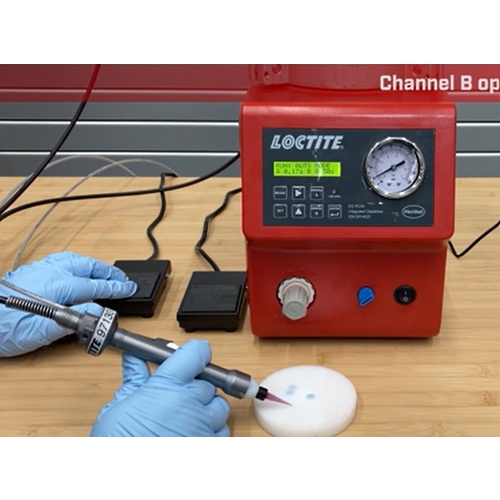 ロックタイト　ＲＣ４０接着剤用ディスペンサー　セミオートマチック塗布機（残量警報付）（2814025）568-6015 ※納期都度問合せ