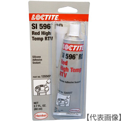 ロックタイト　工業用シーリング剤　スーパーフレックスシリコーン（耐熱タイプ）　８０ｍｌ（１３５５０７）（ＳＩ５９６）（59630）758-5578