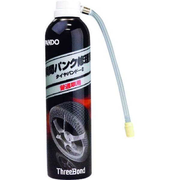 スリーボンド　補修キット　瞬間パンク修理剤　タイヤパンドーＣ　普通車用　３８５ｍｌ（TB6001AC）149-3334