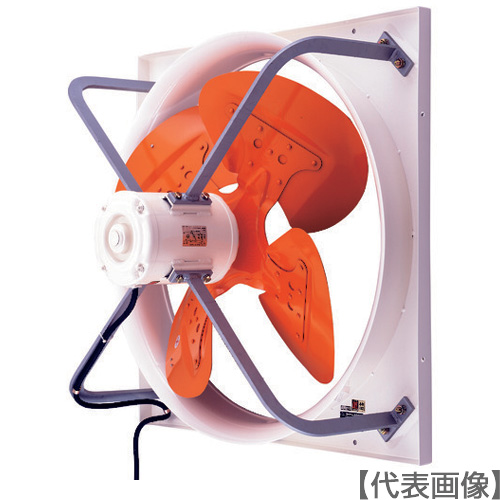 Ｓｕｉｄｅｎ　有圧換気扇　ハネ径５０ｃｍ　１速式　３相２００Ｖ（SCF-N50FF3）161-3823【（株）スイデン】※納期都度問合せ※運賃別途