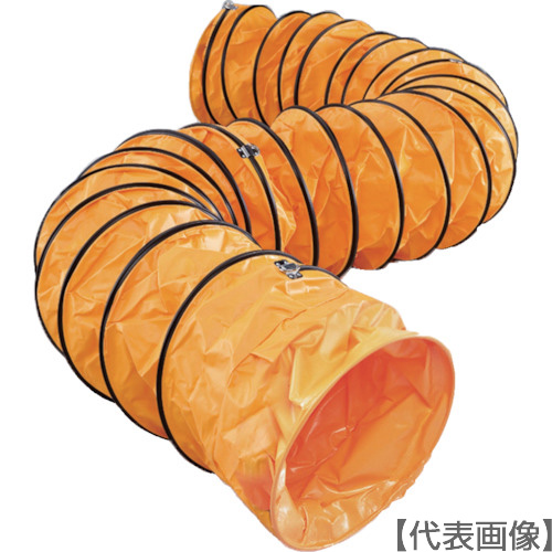 Ｓｕｉｄｅｎ　送風機用　軽作業向け簡易ダクト　２３０ｍｍ　５ｍ（SJFD230SP）813-1196【（株）スイデン】※代引き決済不可