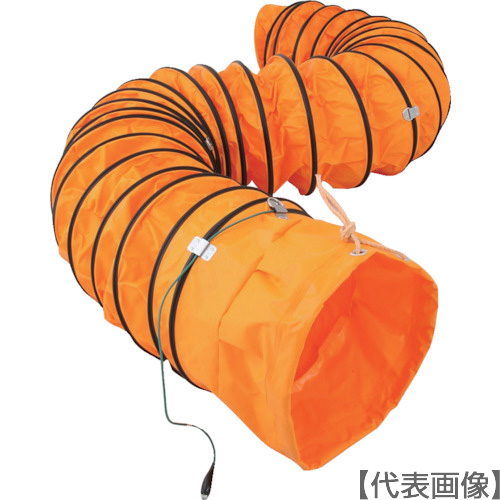 Ｓｕｉｄｅｎ　送風機用ダクト　防爆用アース端子付　３２０ｍｍ　５ｍ（SJFD320DC）446-1568【（株）スイデン】※代引き決済不可