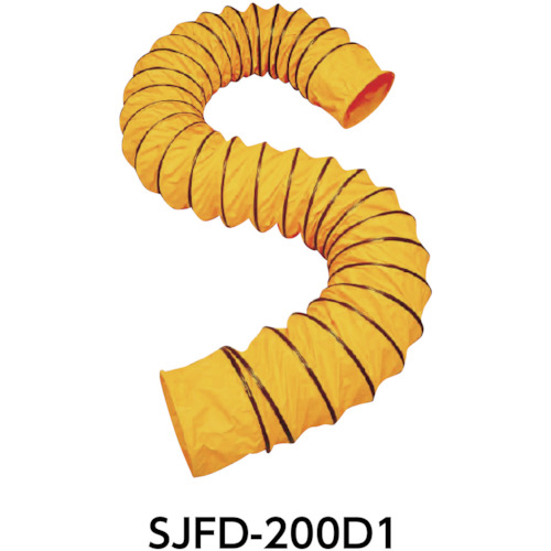 Ｓｕｉｄｅｎ　送風機用ダクト　防爆用アース端子付　３２０ｍｍ　５ｍ（SJFD320DC）446-1568【（株）スイデン】※代引き決済不可
