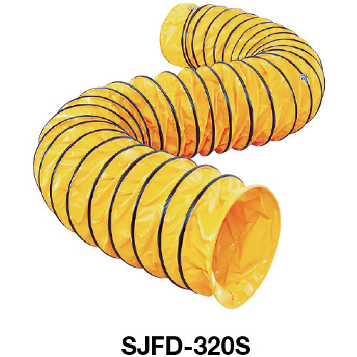 Ｓｕｉｄｅｎ　送風機用スタンダードダクト　３２０ｍｍ　５ｍ（SJFD320S）119-9081【（株）スイデン】※代引き決済不可