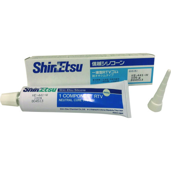 信越　一般工業用シーリング　１００ｇ　ホワイト　（KE441100W）【信越化学工業（株）】