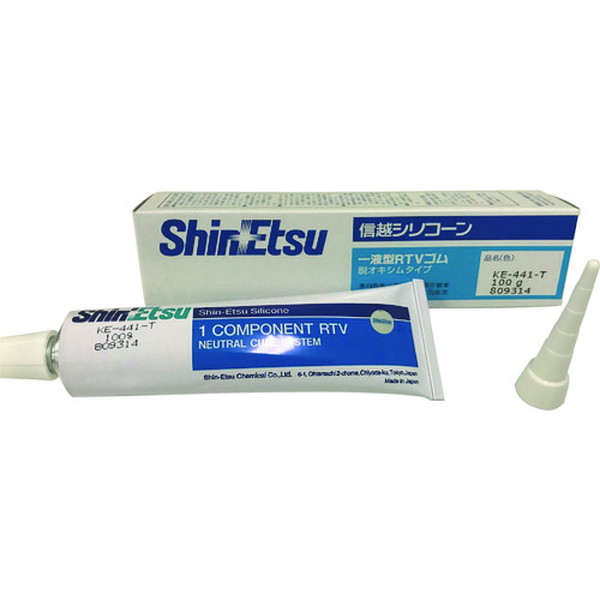 信越　シリコーン　一般工業用　１００ｇ　透明　（KE441T100）【信越化学工業（株）】