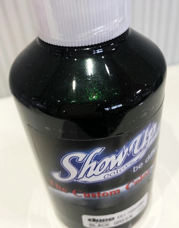 dope　ブラックグリーン　ミニボトル（EKI-DBKGRMN) 180g【SHOW UP】