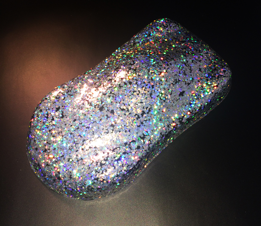 ステラホログラム　フレーク　シルバーレインボー1.5(SSH150)60g【SHOW UP】塗装　自動車　バイク　ホビー　DIY