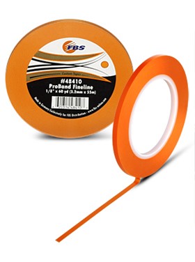 FBS プロバンドファインラインテープオレンジ(Midium) 3.2mm×55m　（48410）【SHOW UP】塗装　自動車　バイク　ホビー　DIY
