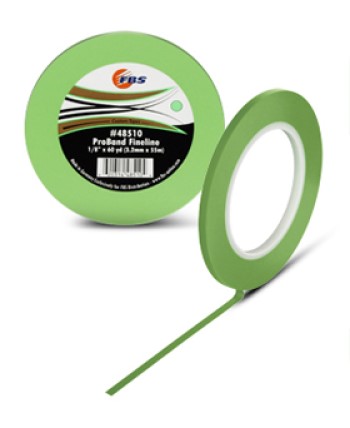 FBS プロバンドファインラインテープ グリーン(Soft) 1.6mm×55m　（48505B）12本セット【SHOW UP】塗装　自動車　バイク　ホビー　DIY