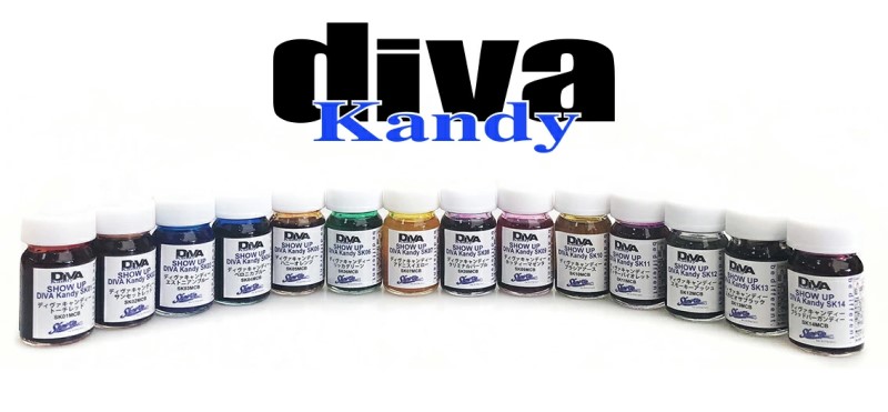 diva Kandy トーチレッドマイクロボトル(SK01-MCB)　15ml 【SHOW UP】塗装　自動車　バイク　ホビー　DIY