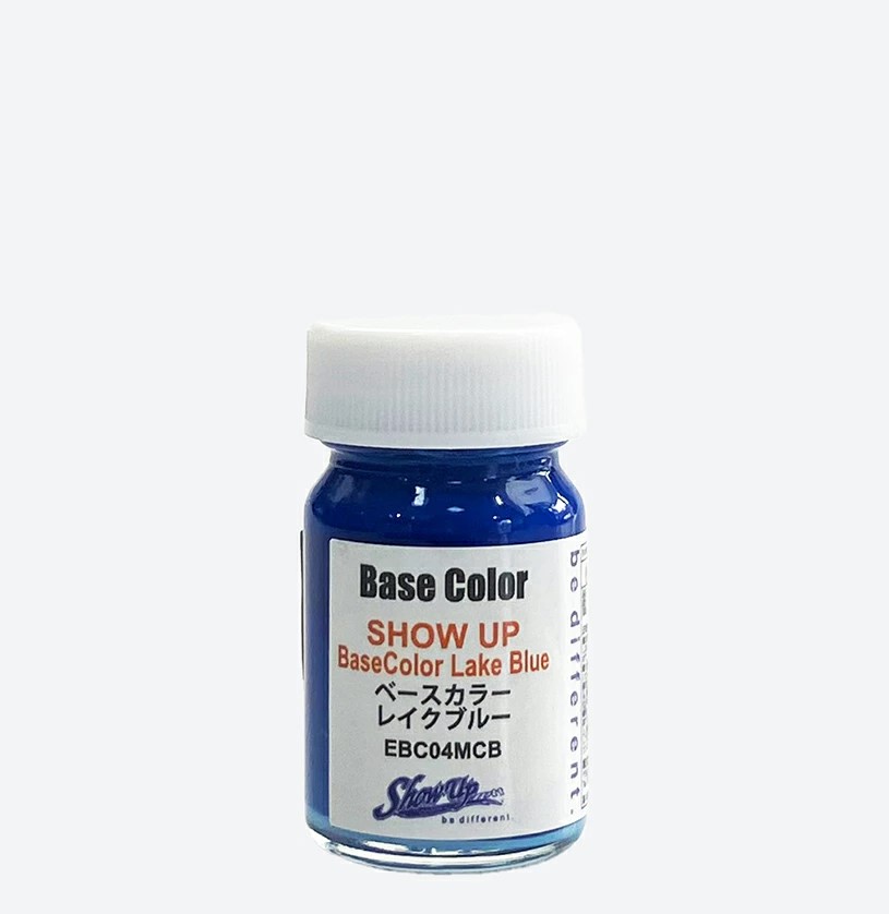 SHOW UPベースカラー　レイクブルー　マイクロボトル(EBC04MCB）15ml 【SHOW UP】塗装　自動車　バイク　ホビー　DIY