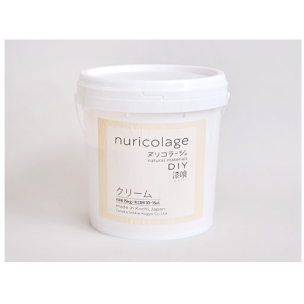 ヌリコラージュ nuricolage 15kg 各色 専用シーラー1kg付き 【田中石灰工業株式会社 】 DIY 壁 漆喰 しっくい
