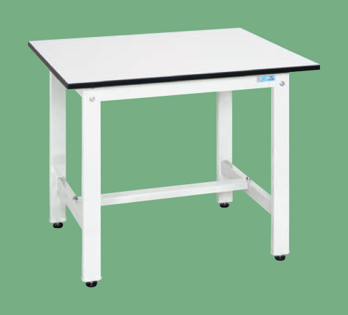軽量作業台（パールホワイト）（ＫＫ－３９ＬＷ）Ｗ９００×Ｄ７５０×Ｈ７４０ｍｍ【サカエ】 ※代引決済不可、個人宅配送不可