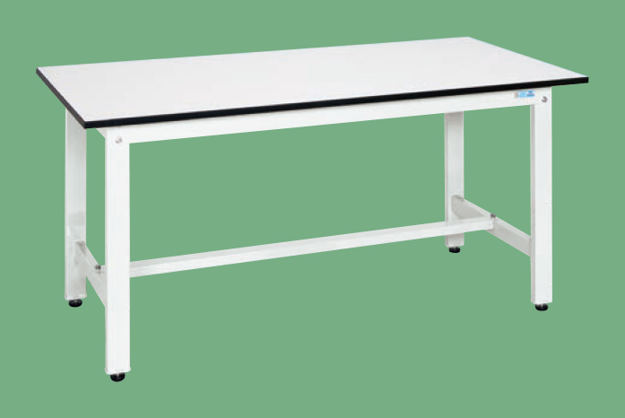 軽量作業台（パールホワイト）（ＫＫ－５９ＬＷ）Ｗ１５００×Ｄ７５０×Ｈ７４０【サカエ】 ※代引決済不可、個人宅配送不可