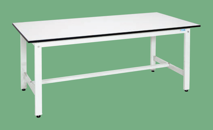 軽量作業台（パールホワイト）（ＫＫ－６９ＬＷ）Ｗ１８００×Ｄ７５０×Ｈ７４０【サカエ】 ※代引決済不可、個人宅配送不可