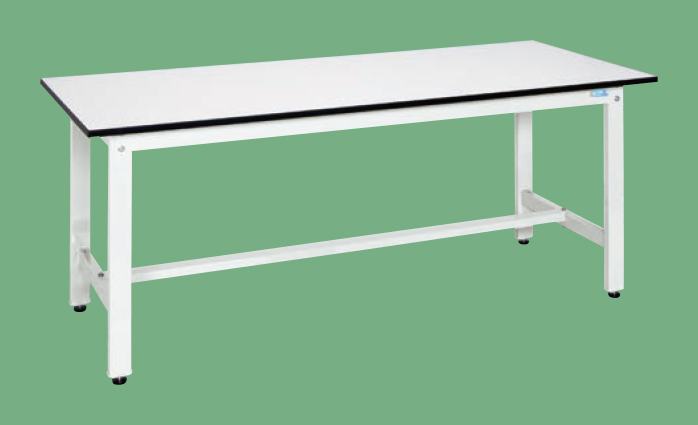 軽量作業台（パールホワイト）（ＫＫ－７０ＬＷ）Ｗ１８００×Ｄ９００×Ｈ７４０【サカエ】 ※代引決済不可、個人宅配送不可