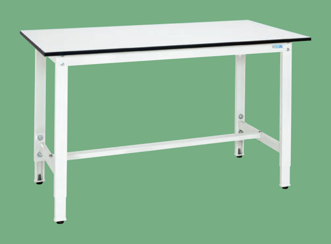軽量高さ調整作業台（パールホワイト）（ＴＫＫ８－１５７ＬＷ）Ｈ８００～１０００【サカエ】※代引決済不可、個人宅配送不可