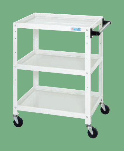 ニューＣＳツールワゴン（パールホワイト）（ＣＳＬＡ－６５８３Ｗ）Ｗ６００×Ｄ４５０×Ｈ８１０【サカエ】※代引決済不可、個人宅配送不可