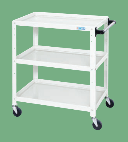 ニューＣＳツールワゴン（パールホワイト）（ＣＳＬＡ－７０８３Ｗ）Ｗ７００×Ｄ４５０×Ｈ８１０【サカエ】※代引決済不可、個人宅配送不可