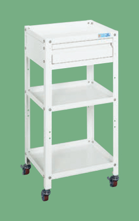 スペシャルワゴン（パールホワイト）（ＳＰＥ－１１Ｗ）W400×D330×H810【サカエ】※代引決済不可、個人宅配送不可