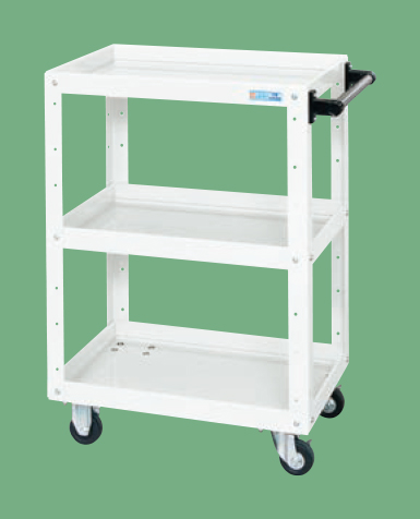 ニューＣＳスーパーワゴン（パールホワイト）(ＣＳＷＡ－６０８Ｗ)W600×D400×H880【サカエ】※代引決済不可、個人宅配送不可