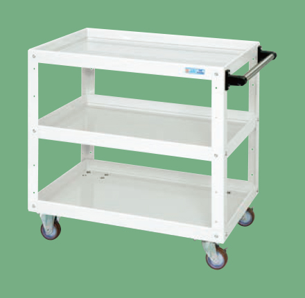 ニューＣＳスーパーワゴン（パールホワイト）(ＣＳＷＡ－７５７ＪＮＵＷ)W750×D500×H740【サカエ】※代引決済不可、個人宅配送不可