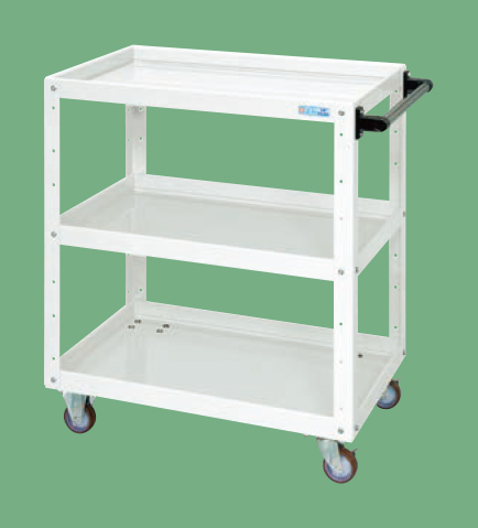 ニューＣＳスーパーワゴン（パールホワイト）(ＣＳＷＡ－７５８ＪＷ)W750×D500×H880【サカエ】※代引決済不可、個人宅配送不可