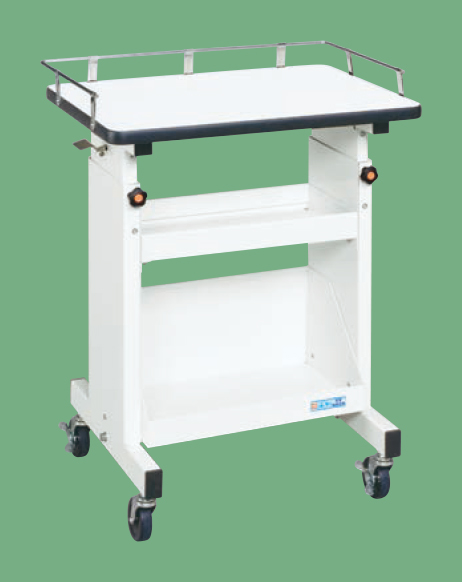 パソコンカート（ＰＣＴ－０１Ｗ）W600×D450×H700～900【サカエ】※代引決済不可、個人宅配送不可