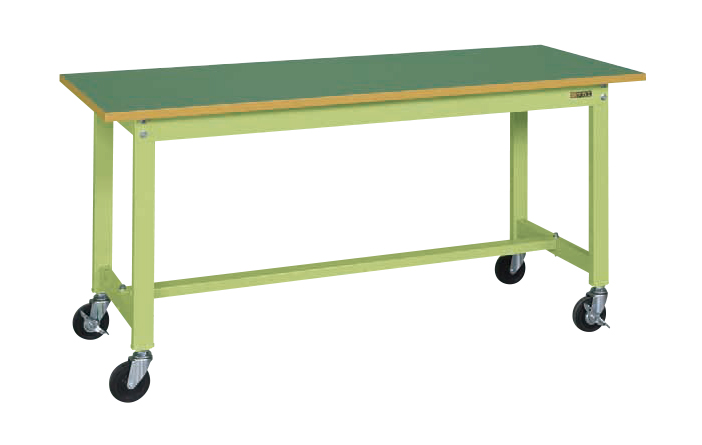 軽量作業台ＫＳタイプ（移動式）（ＫＳ－１２６ＦＲ）W1200×D600×H740【サカエ】※代引決済不可、個人宅配送不可