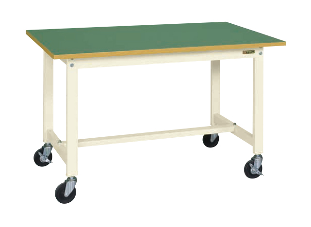 軽量作業台ＫＳタイプ（移動式）（ＫＳ－１２７ＦＲＩ）W1200×D750×H740【サカエ】※代引決済不可、個人宅配送不可
