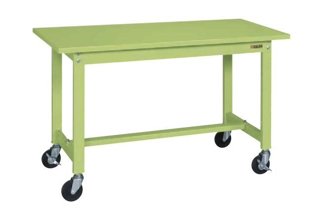 軽量作業台ＫＳタイプ（移動式）（ＫＳ－０９６ＳＲ）W900×D600×H740【サカエ】※代引決済不可、個人宅配送不可