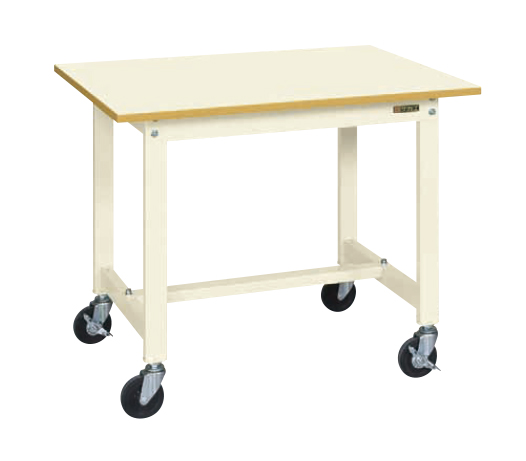 軽量作業台ＫＳタイプ（移動式）（ＫＳ－１２６ＰＲＩ）W1200×D600×H740【サカエ】※代引決済不可、個人宅配送不可