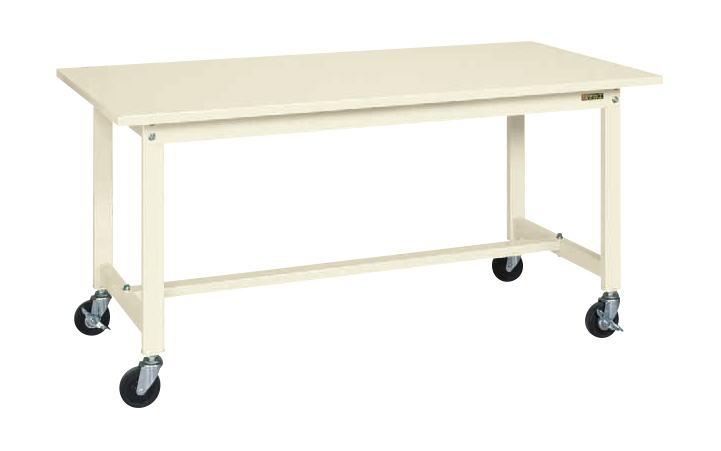 軽量作業台ＫＳタイプ（移動式）（ＫＳ－１８７ＳＲＩ）W1800×D750×H740【サカエ】※代引決済不可、個人宅配送不可