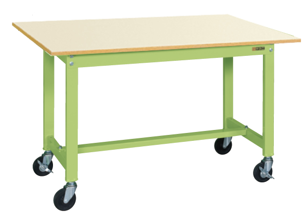 軽量作業台ＫＳタイプ（移動式）（ＫＳ－１８６ＰＲＩＧ）W1800×D600×H740【サカエ】※代引決済不可、個人宅配送不可