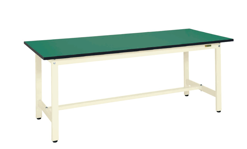 軽量作業台ＫＳタイプ（改正ＲＯＨＳ１０物質対応）（ＫＳ－０９７ＦＥＩ）W900×D750×H740【サカエ】※代引決済不可、個人宅配送不可