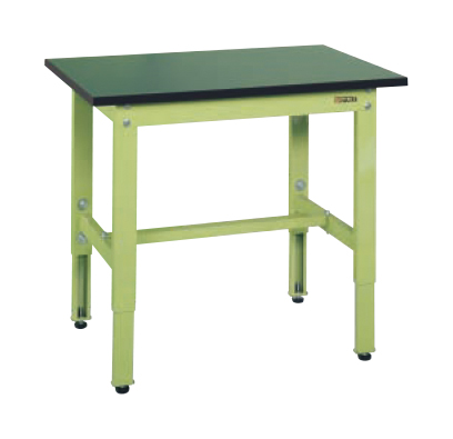 軽量高さ調整作業台ＴＫＫ６タイプ（改正ROHS10物質対応）（ＴＫＫ６－０９７ＦＥ）W900×D750×H600～800【サカエ】※代引決済不可、個人宅配送不可