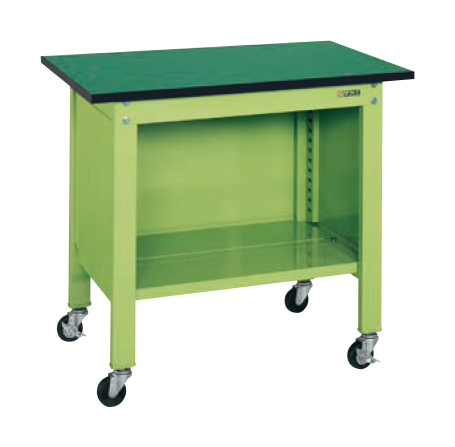 軽量一人用作業台移動式（改正ＲＯＨＳ１０物質対応）（ＣＰＢＥ－０９６Ｔ）W900×D600×H810【サカエ】※代引決済不可、個人宅配送不可