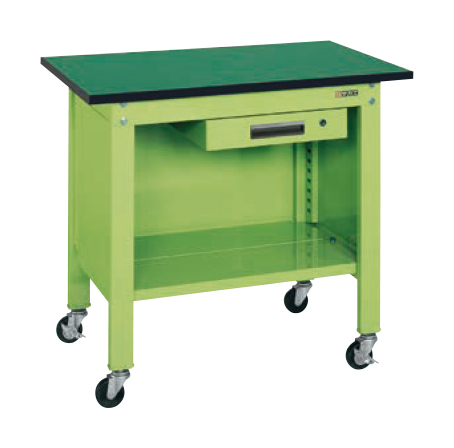 軽量一人用作業台移動式（改正ＲＯＨＳ１０物質対応）（ＣＰＢＥ－０９６Ａ）W900×D600×H810【サカエ】※代引決済不可、個人宅配送不可