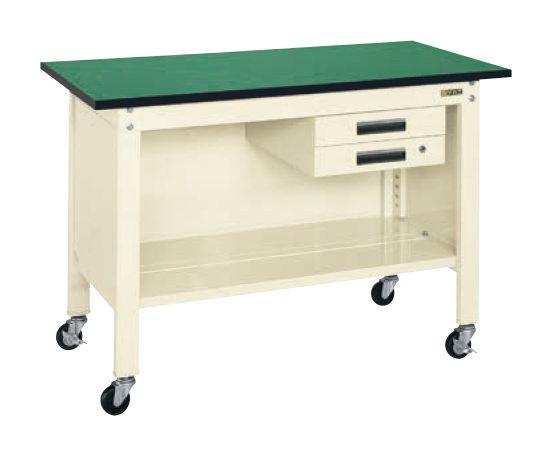 軽量一人用作業台移動式（改正ＲＯＨＳ１０物質対応）（ＣＰＢＥ－０９６ＢＩ）W900×D600×H810【サカエ】※代引決済不可、個人宅配送不可