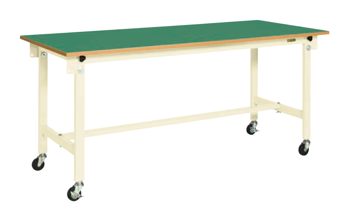 軽量作業台ＣＫタイプ（移動式）（ＣＫ－１８９ＦＲＮＩ）W1800×D900×H810【サカエ】※代引決済不可、個人宅配送不可