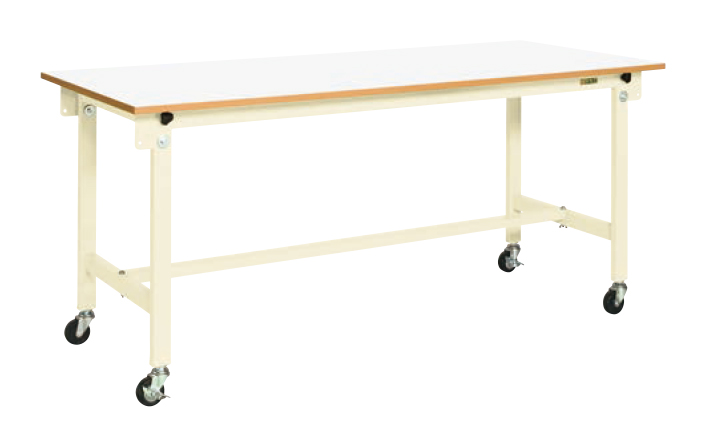 軽量作業台ＣＫタイプ（移動式）（ＣＫ－１２６ＦＲＮＩＶ）W1200×D600×H810【サカエ】※代引決済不可、個人宅配送不可