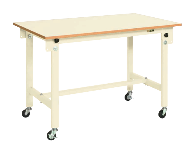 軽量作業台ＣＫタイプ（移動式）（ＣＫ－１２７ＰＲＮＩ）W1200×D750×H810【サカエ】※代引決済不可、個人宅配送不可