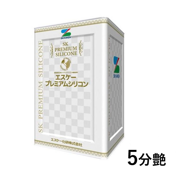 エスケープレミアムシリコン　15kg　5分艶　SR-402【エスケー化研】＊代引決済不可、キャンセル不可