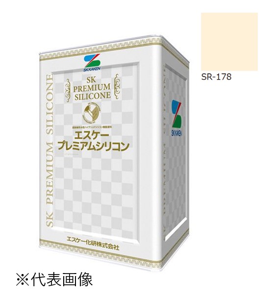 エスケー弾性プレミアムシリコン　艶有　SR-178　15kg【エスケー化研】＊代引決済不可、キャンセル不可