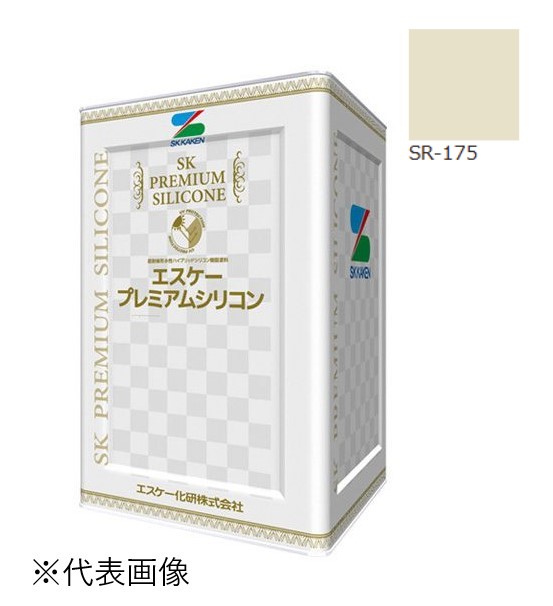 エスケー弾性プレミアムシリコン　艶有　SR-175　15kg【エスケー化研】＊代引決済不可、キャンセル不可
