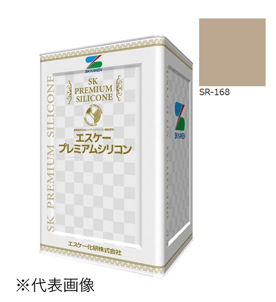 エスケー弾性プレミアムシリコン　艶有　SR-168　15kg【エスケー化研】＊代引決済不可、キャンセル不可