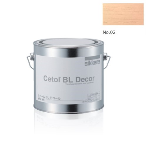 セトールBL デコール　No.02　2.5Ｌ【シッケンズ】※代引き決済不可